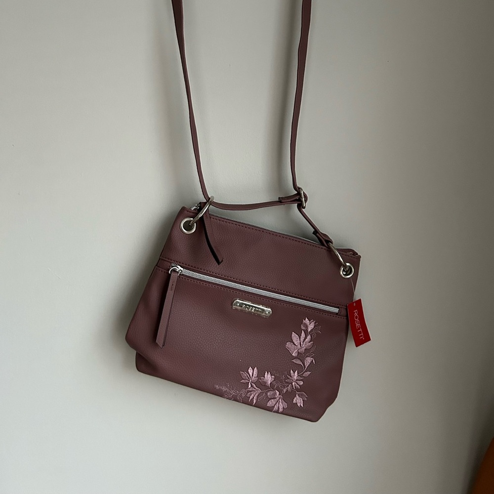 VINTAGE PURPLE CROSSBODY BAG